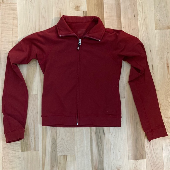 Lululemon red zip up sweater/jacket - Picture 1 of 2